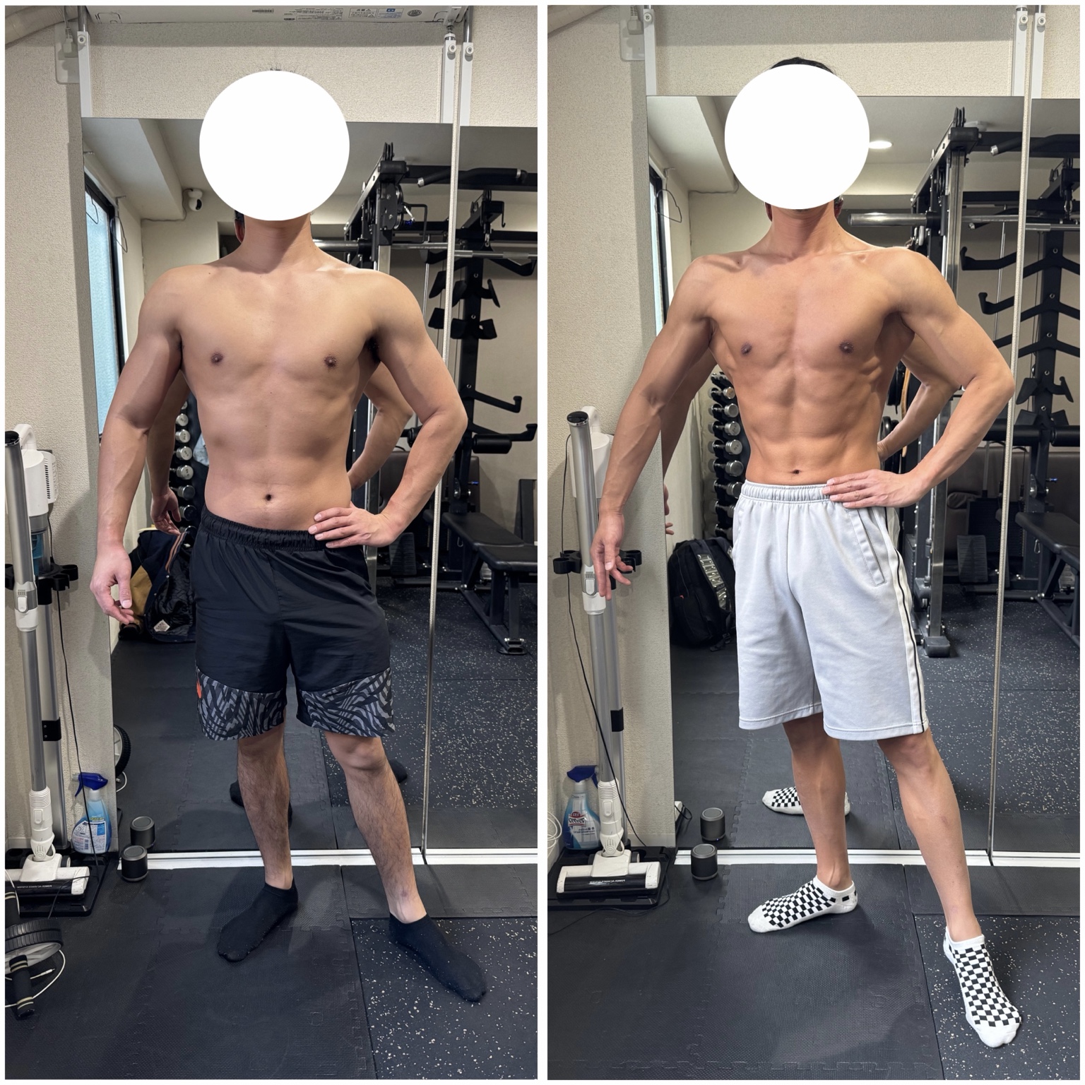 30代男性 3ヶ月 ビフォーアフター